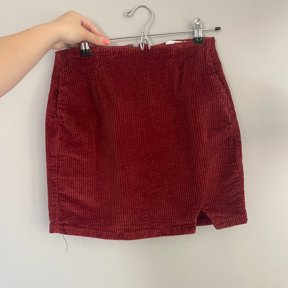 Nordstrom BP Corduroy Mini Skirt